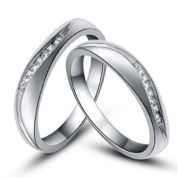 Alliances or mariage - Alliances diamants - Or blanc, Couple