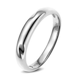 Alliance en or ronde - Alliance Femme Or blanc - Diamant