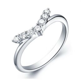 Bague Femme Freedom - Platine, Diamants - Ailes de Colombe | Gemperles