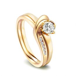 Bague Louis Aragon - Nous Dormirons Ensemble - Or Jaune 18cts | Gemperles