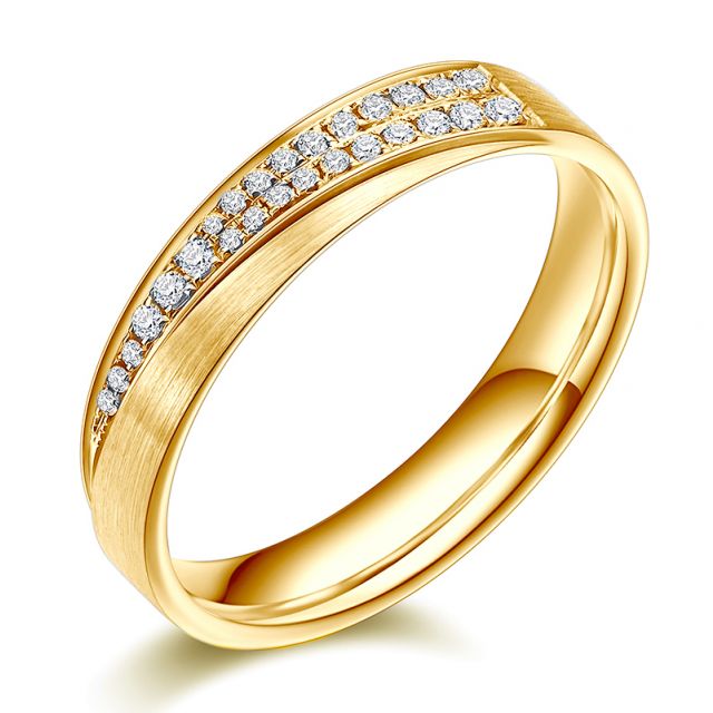 Alliance Sillage Amoureux Femme - Or Jaune, Diamants | Gemperles