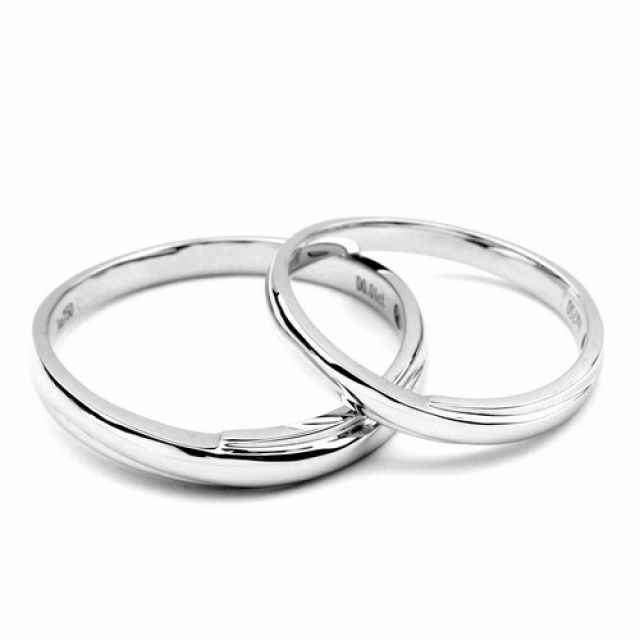 Alliance bijou mariage - Alliance Femme - Platine - Diamant