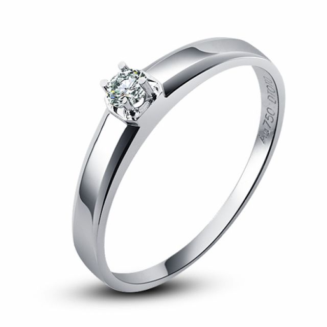 Alliance mariage originale - Alliance Femme - Platine - Diamant