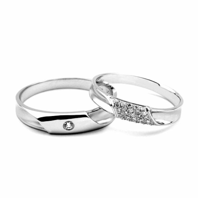 Alliance Femme - Or blanc - Diamants 0.105ct | Chloé