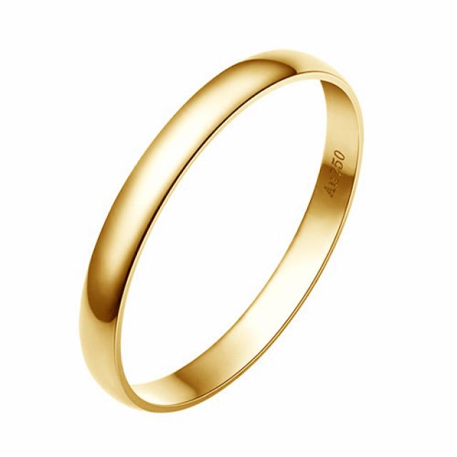 Alliance Mariage - Alliance Homme - Anneau Or Jaune 18 carats | Gemperles