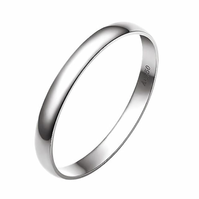 Alliance Mariage - Alliance Homme - Anneau Or Blanc 18 carats | Gemperles