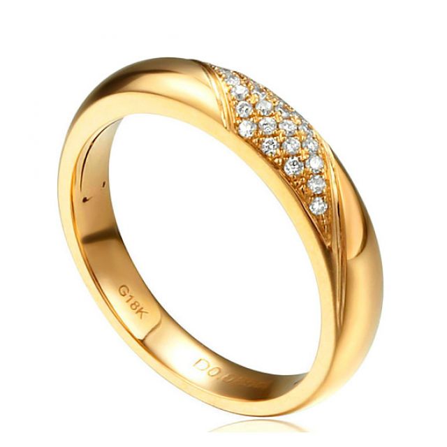 Alliance femme constellation - Or jaune - Diamants | Autour de moi pour madame