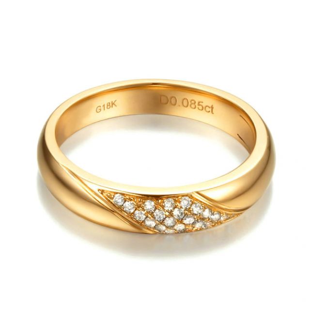 Alliance femme constellation - Or jaune - Diamants | Autour de moi pour madame