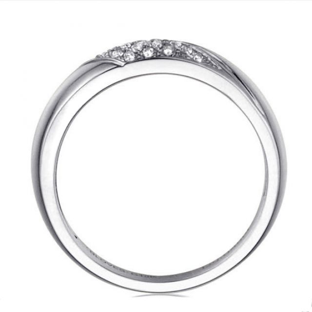 Alliance femme constellation - Or blanc - Diamants | Autour de moi pour madame