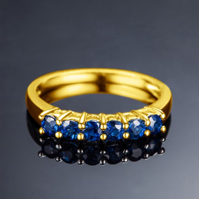 Bague saphir - Sophistiquée et Glamour - Or jaune