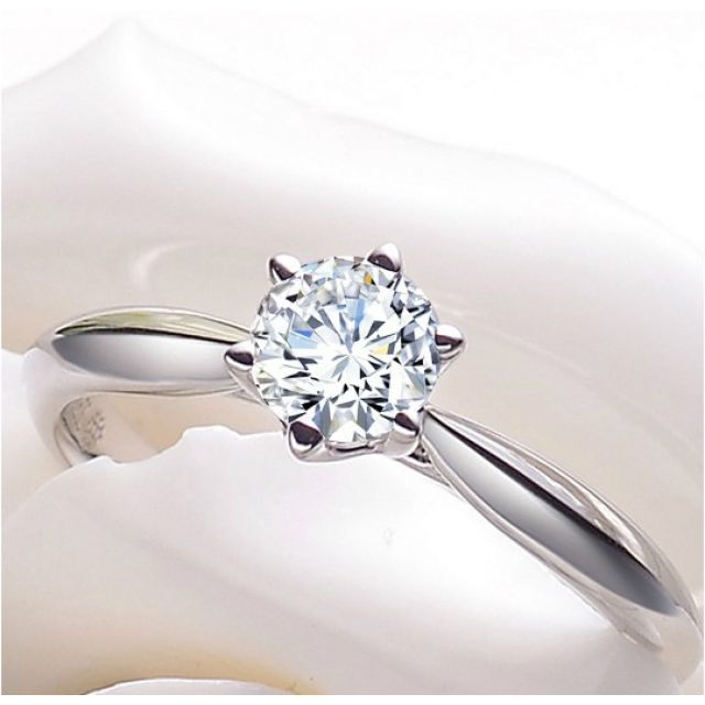 Solitaire Or Blanc, Diamant 0.25ct - L'Amour - Adélaïde DUFRÉNOY | Gemperles