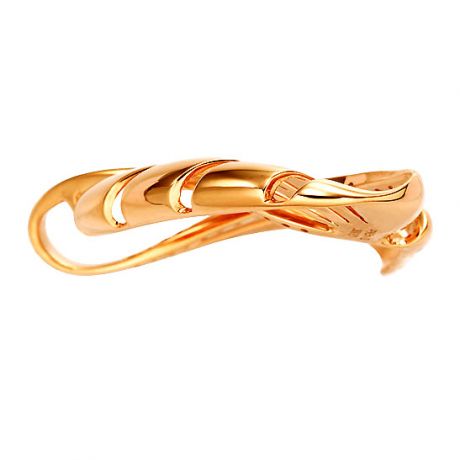 Pendentif écailles or jaune issu des flots envoutants - Diamants