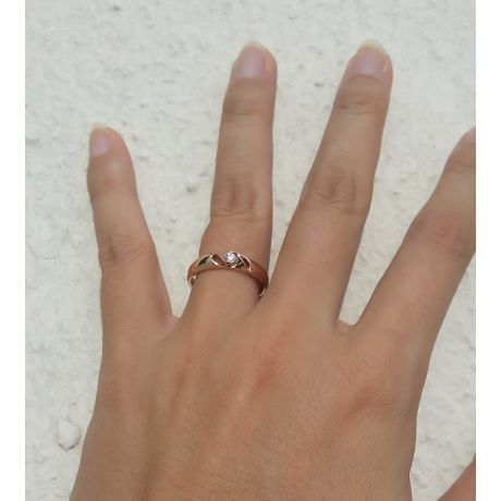 Bijoutier alliance de fiançaille - Alliance Femme diamant - Or blanc