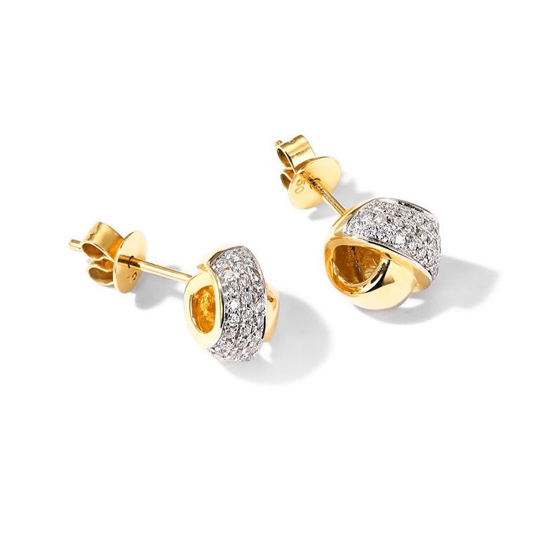 Boucle d'Oreille Il était une fois... Nous. Or jaune, Diamants I Gemperles - 6