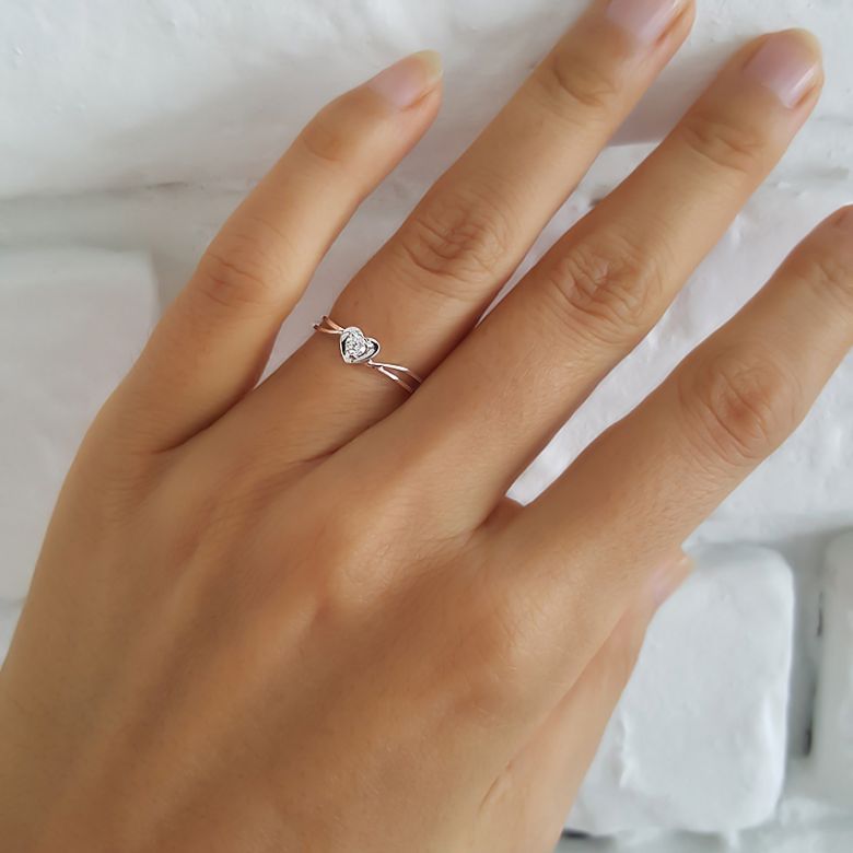 Solitaire Diamant Platine - J'ai Dit à Mon Cœur - Alfred De Musset | Gemperles - 6