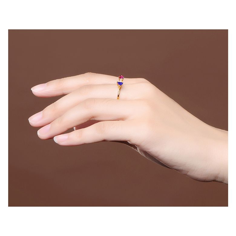 Bague croisée des chemins. Or jaune - 7