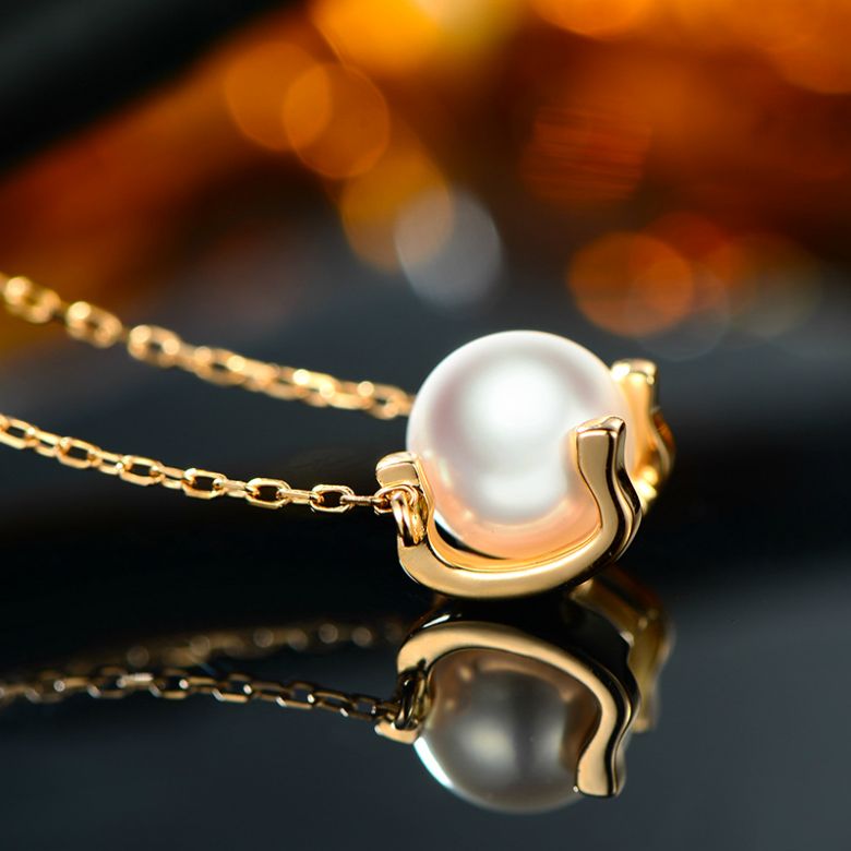 Pendentif Morita. Perles Akoya Japon et Or jaune 18cts - 4