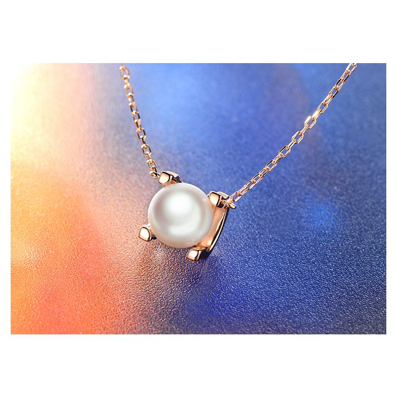 Pendentif Morita. Perles Akoya Japon et Or rose 18cts - 3