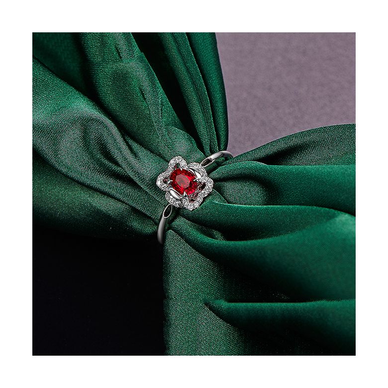 Bague Flamenca Rubis Or blanc  - 4
