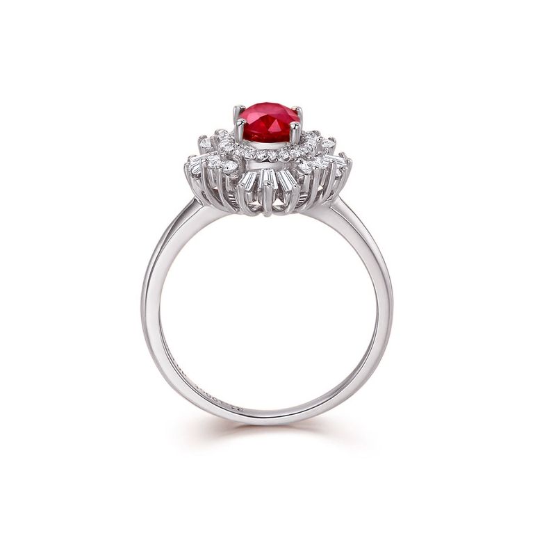 Bague de Fiançailles Rubis Cesária Évora - 3