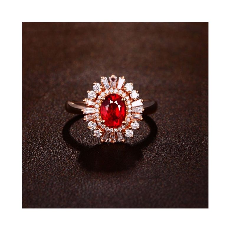 Bague de Fiançailles Rubis Cesária Évora - 7