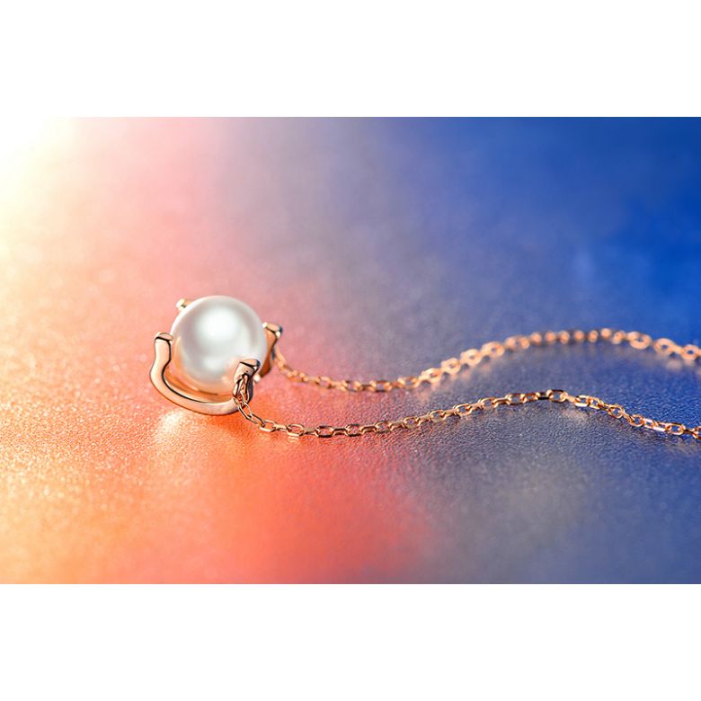 Pendentif Morita. Perles Akoya Japon et Or rose 18cts - 6