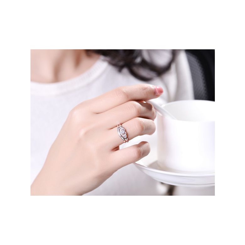 Alliance Ondulée Élysée - En Or Blanc et Diamants Sertis | Gemperles - 2