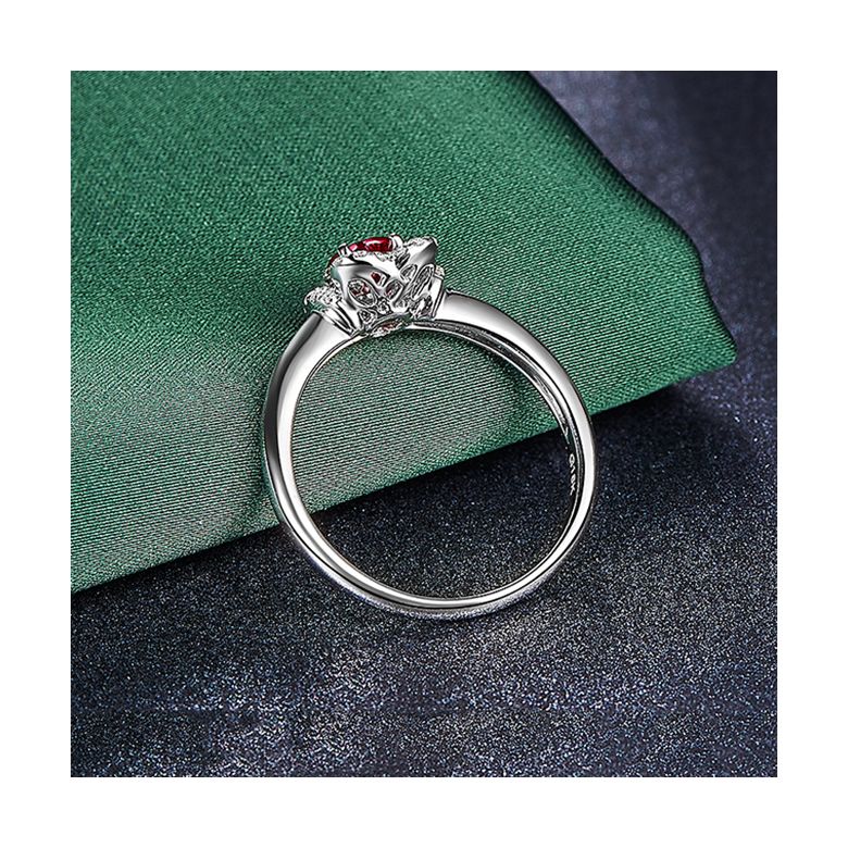 Bague Flamenca Rubis Or blanc  - 6