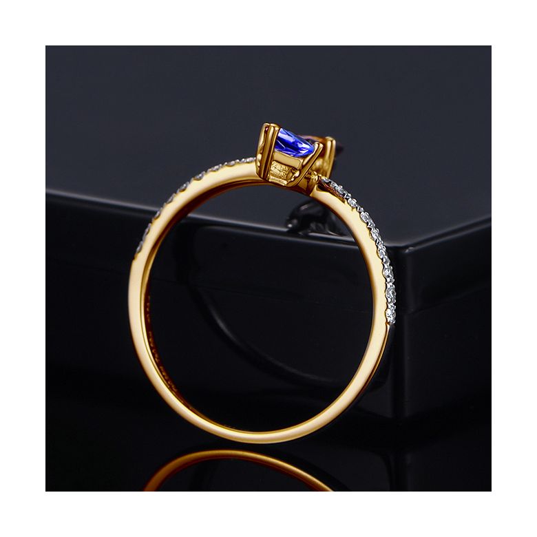 Bague Autre moi Or jaune. Diamants, Saphirs - 4