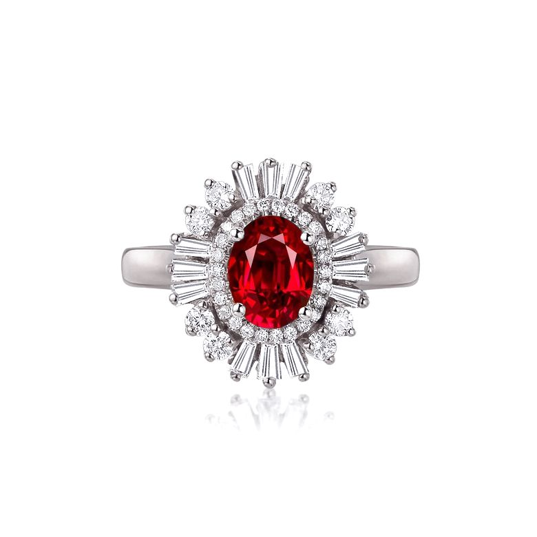 Bague de Fiançailles Rubis Cesária Évora - 2