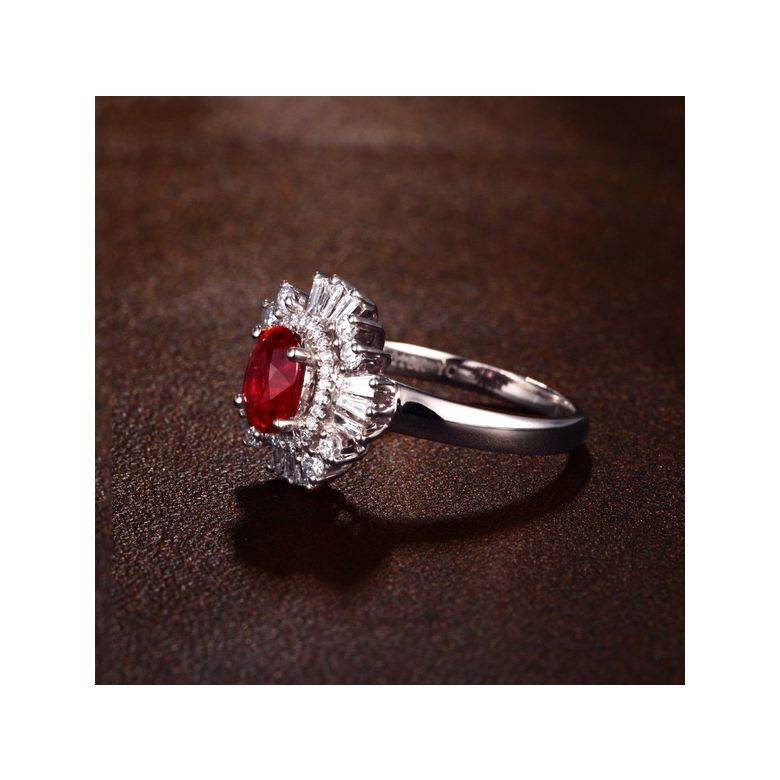 Bague de Fiançailles Rubis Cesária Évora - 5