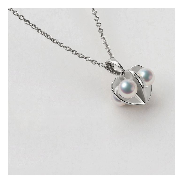Pendentif trèfle 4 perles - 2 - 4