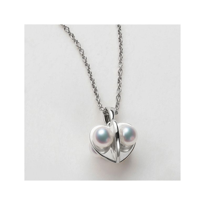 Pendentif trèfle 4 perles - 2 - 2