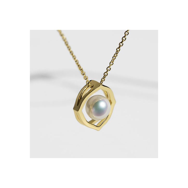 Pendentif, Bague et Boucles Coco Chanel. Perles Akoya, Or jaune, Diamants - 4