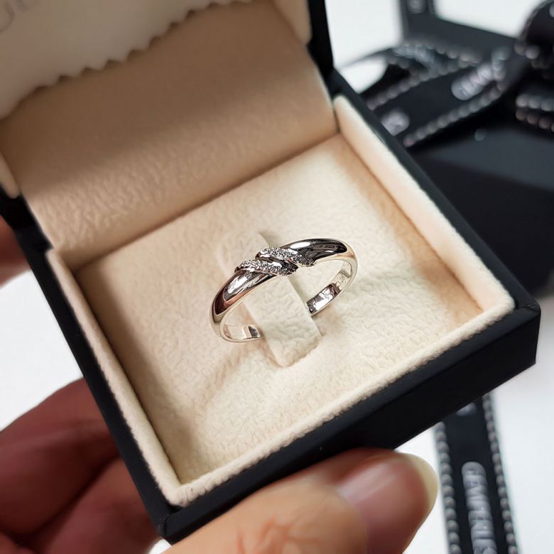 Alliance de Mariage Femme Inès - Or Blanc & Diamants | Gemperles - 4