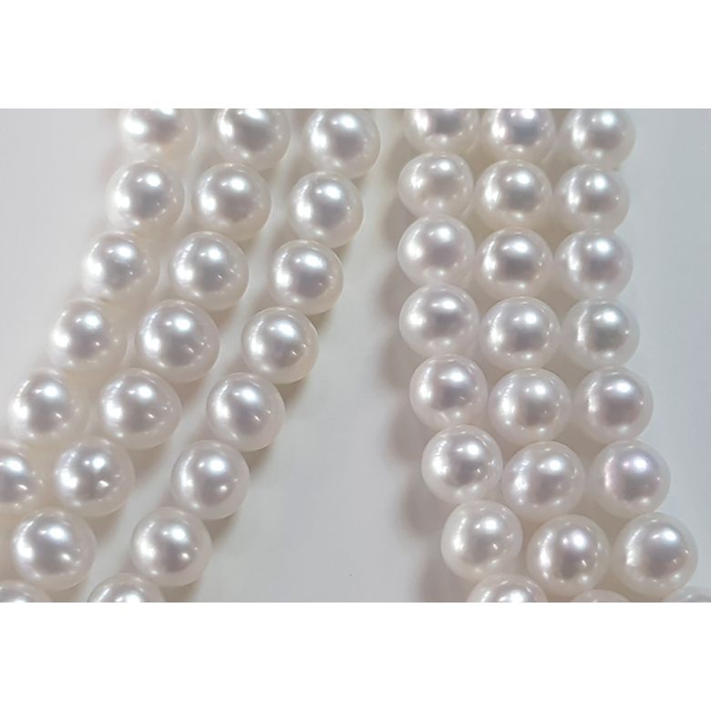 Parure Chabada I Collier, Bracelet & Boucles perles I 5/5.5mm, AAA - 8