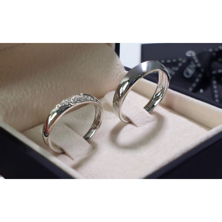 Alliance femme constellation - Or blanc - Diamants | Autour de moi pour madame - 7