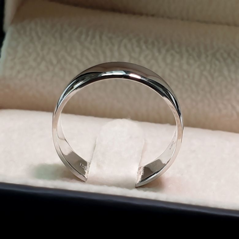 Alliance Mariage - Alliance Homme - Anneau Or Blanc 18 carats | Gemperles - 5