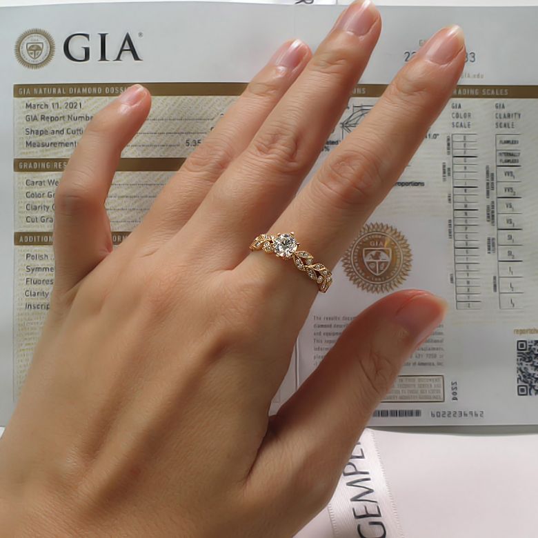 Bague Arthur Rimbaud - Sensation - Or Jaune & Diamants | Gemperles - 5
