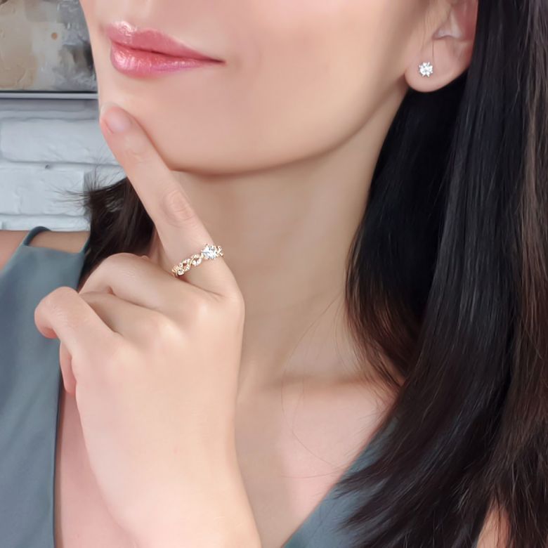 Bague Arthur Rimbaud - Sensation - Or Jaune & Diamants | Gemperles - 8