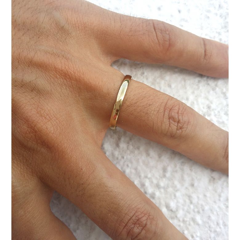 Alliance Mariage - Alliance Homme - Anneau Or Rose 18 carats | Gemperles - 3