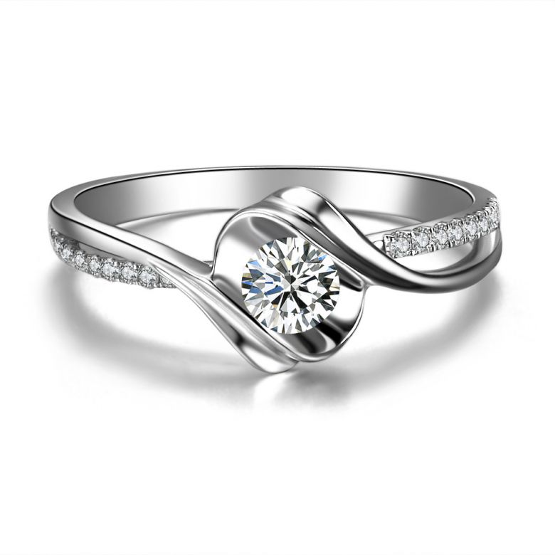Bague de Fiancaille Femme. Alphonse de Lamartine. Nouvelles Méditations Poétiques | Gemperles - 2