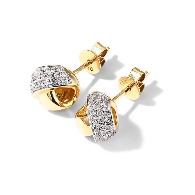 Boucle d'Oreille Il était une fois... Nous. Or jaune, Diamants I Gemperles - 7