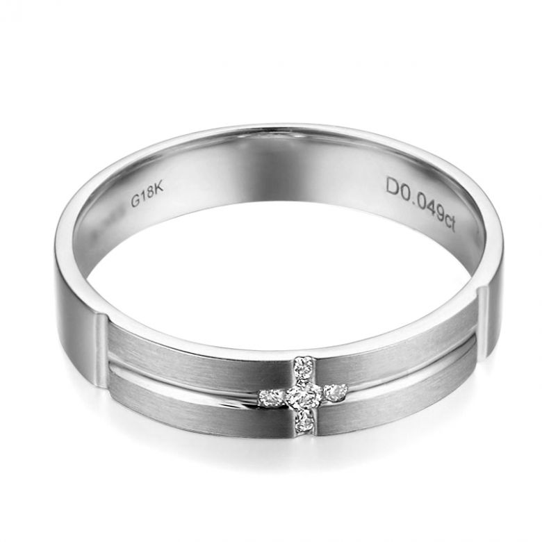 Alliance Homme - Platine  brossé et mate | Rodrigue - 2