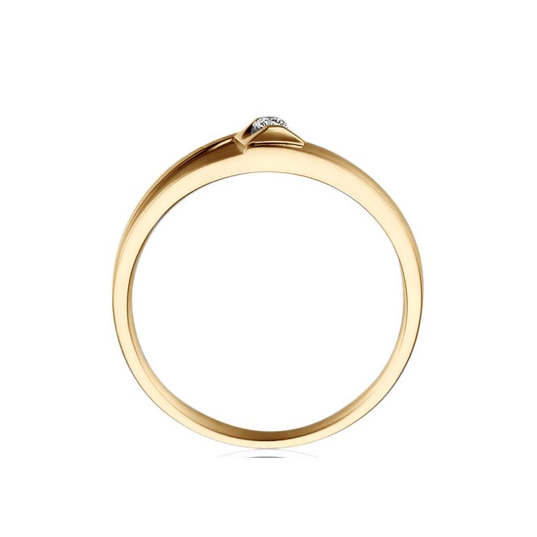 Alliance Giuliana Brossée et Polie Or Jaune, Diamant - Femme | Gemperles - 4