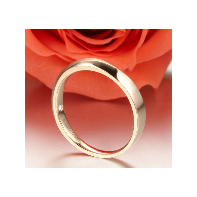 Alliance moderne Homme en Or jaune et Diamant | Emiliano - 3