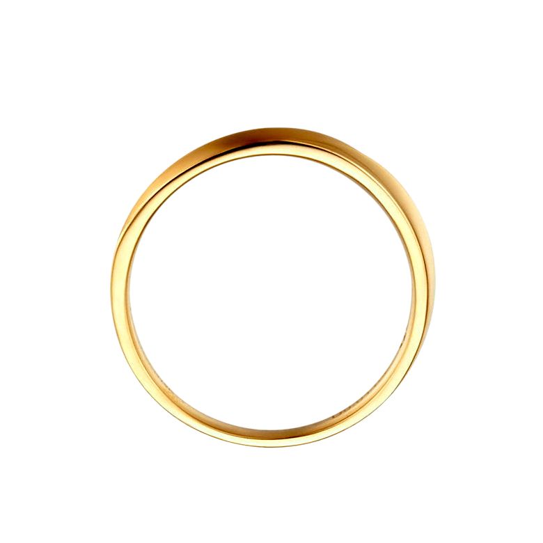 Alliance moderne Homme en Or jaune et Diamant | Emiliano - 5