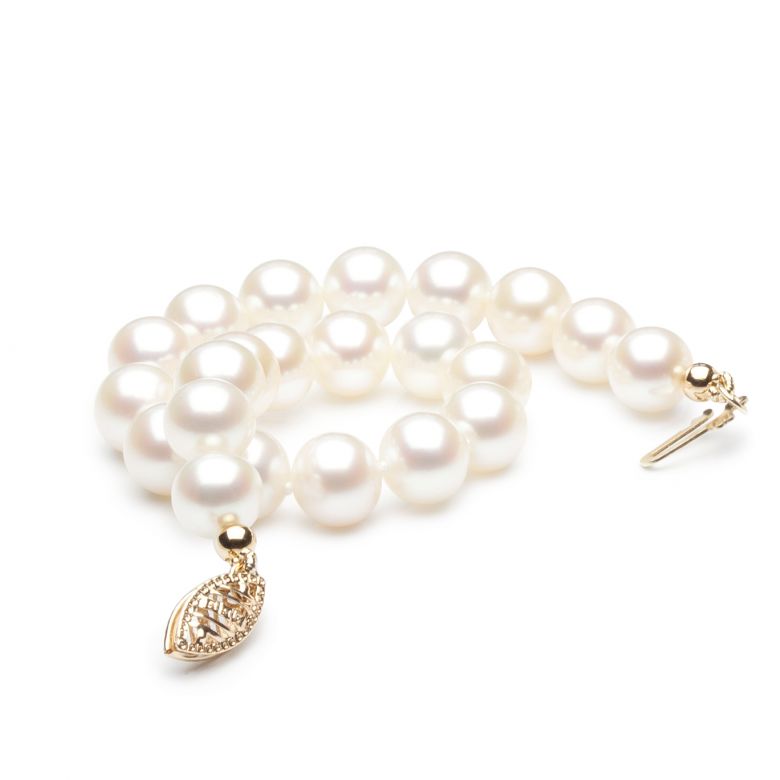 Bracelet perles de culture Femme - Perle eau douce blanche - 7/7.5mm - 3