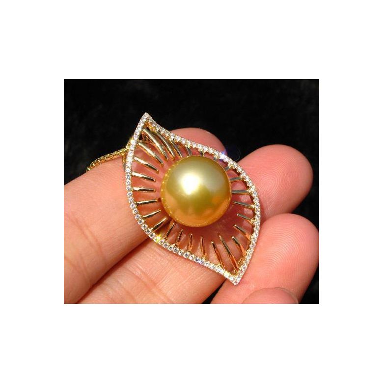 Pendentif perle d'Australie - 12/13mm - GEMME - 2