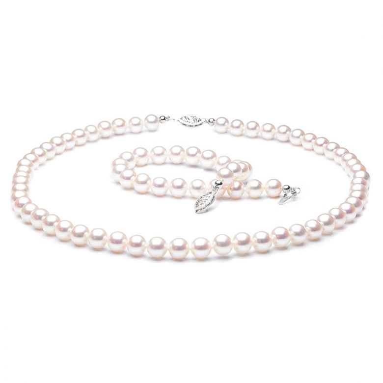 Parure Perles Eau Douce 6.5/7mm, AAA - 3
